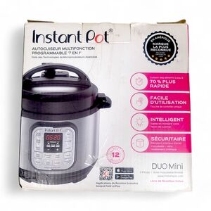 Instant Pot Duo Mini 3 Qt 7-in-1 Electric Pressure Slow Rice Cooker NEW OB